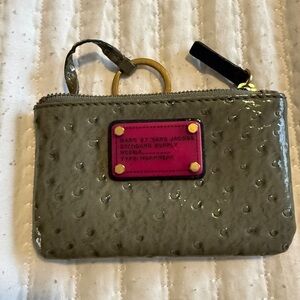 Marc by Marc Jacobs Green Wristlet with Pink Accent